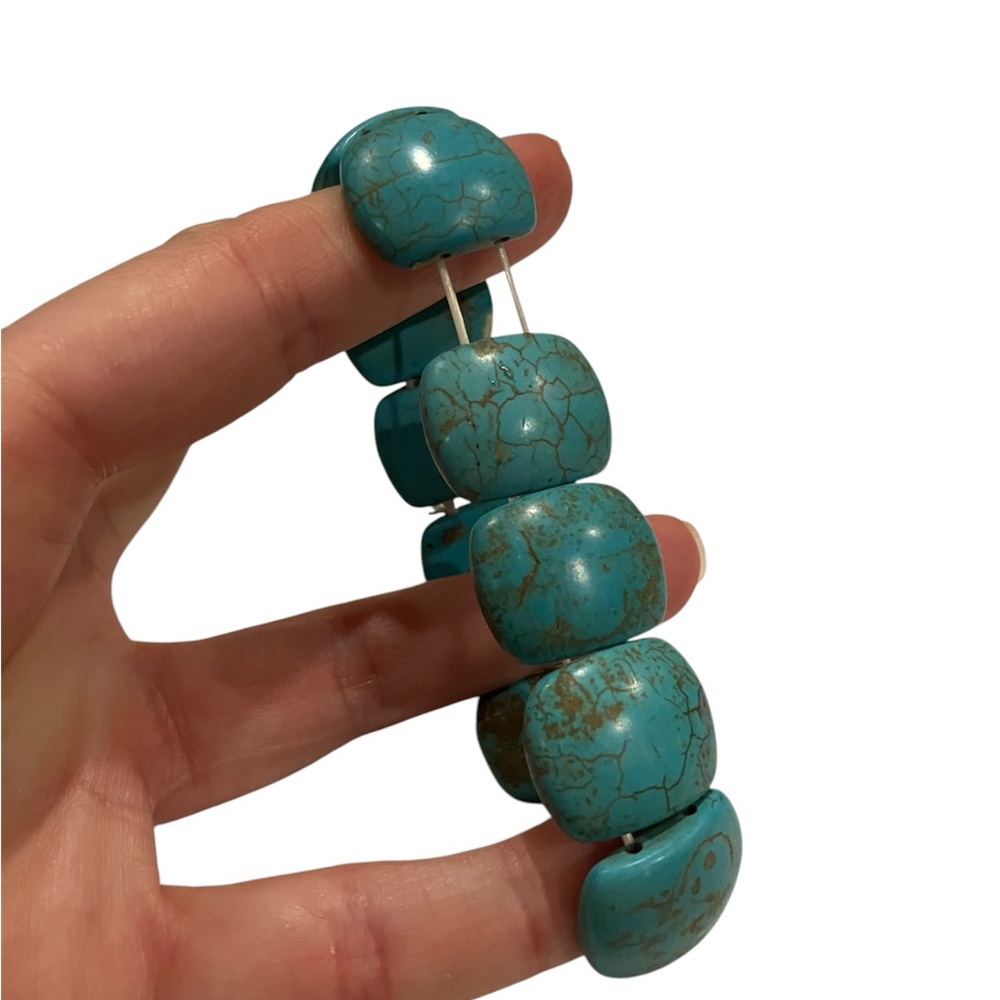 Turquoise bracelet - NWOT - flexible size - Picture 4 of 4